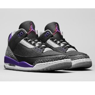 ナイキ(NIKE)の【28cm】Air Jordan 3 Retro Court Purple(スニーカー)