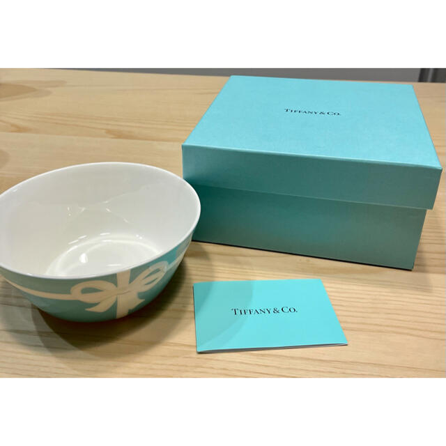 ボーンチャイナカラー品番TIFFANY＆Co ペアボウル 食器 ティファニーブルー ボックス ボウル