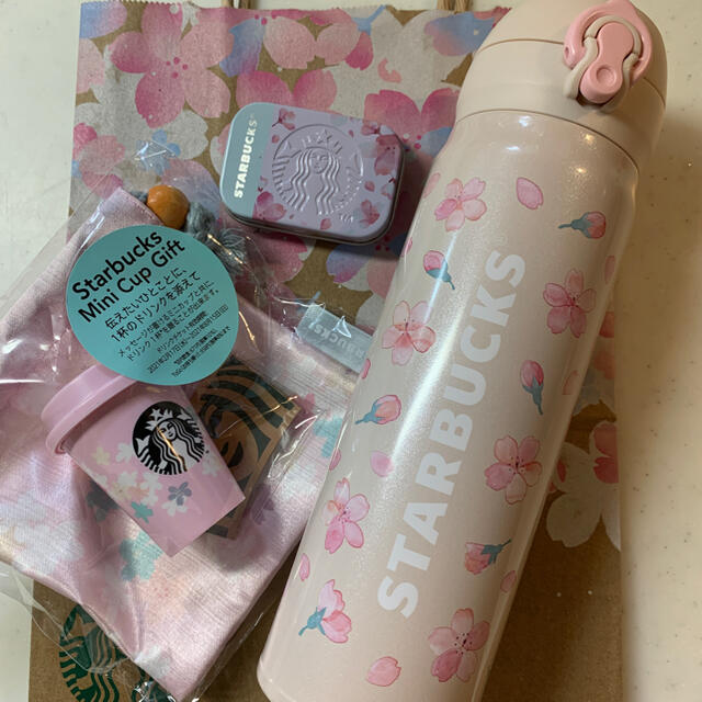 Starbucks Coffee - ショッパー付き スタバ桜セット SAKURA2021