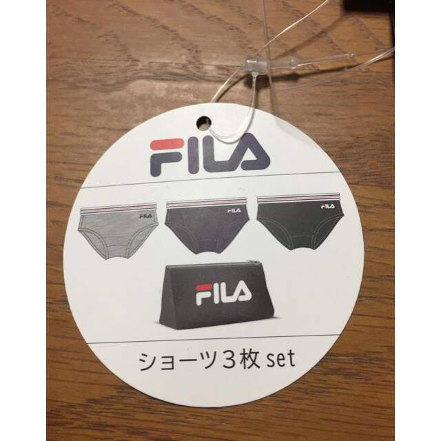 FILA(フィラ)のレディース ショーツ   フィラ   M 3枚  ポーチ入 レディースの下着/アンダーウェア(ショーツ)の商品写真