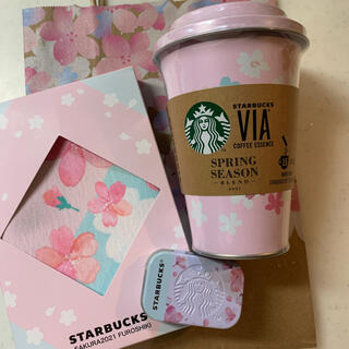 スターバックスコーヒー(Starbucks Coffee)のスタバ桜セット SAKURA2021 FUROSHIKI(弁当用品)