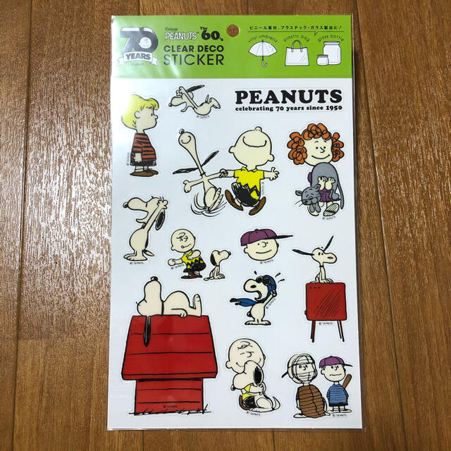 Snoopy スヌーピー ビンテージ クリアデコステッカー Peanuts ピーナッツ シールの通販 By Miu S Shop スヌーピー ならラクマ