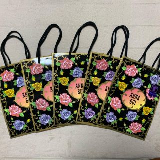 アナスイ(ANNA SUI)のむらさき様専用　アナスイのコスメ薔薇ショッパー（紙袋）（中）５枚(ショップ袋)