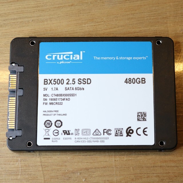 Crucial SSD480GB 1