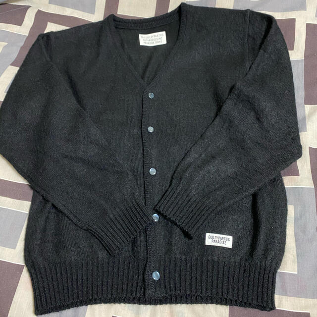 20FW WACKO MARIA MOHAIR KNIT CARDIGAN 黒-eastgate.mk