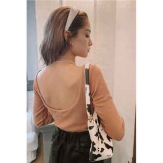 Monica Back Open Thermal Top(カットソー(長袖/七分))