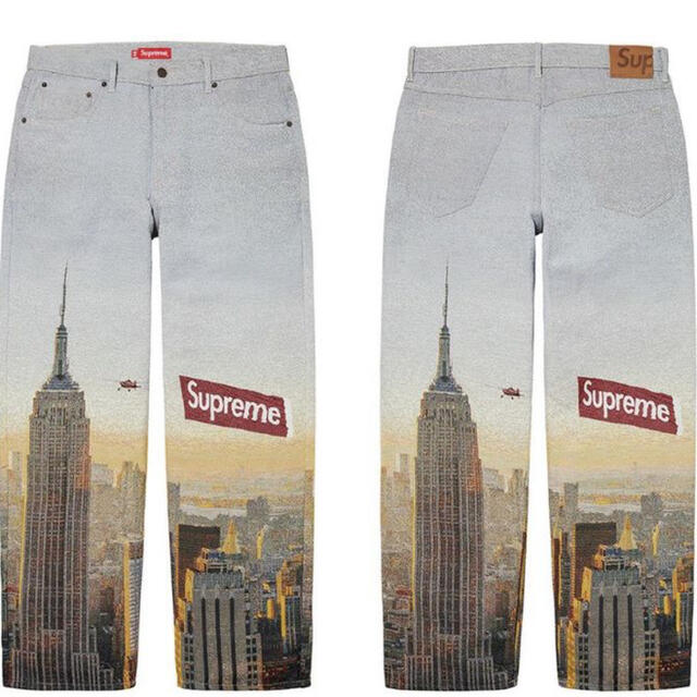 メンズSupreme Aerial Tapestry Regular Jean