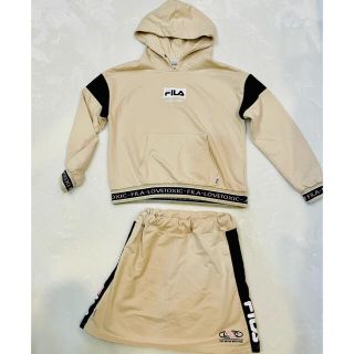 ラブトキシック(lovetoxic)のLOVETOXIC セットアップ　Mサイズ　FILA 春物(ワンピース)