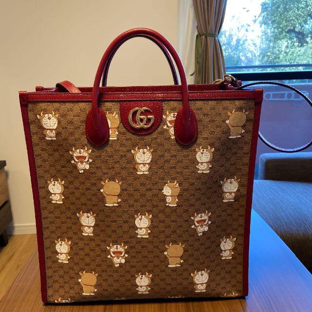 Gucci 牛ドラえもんとgucciがコラボしたトートバッグになりす の通販 By たきはな あい S Shop グッチならラクマ