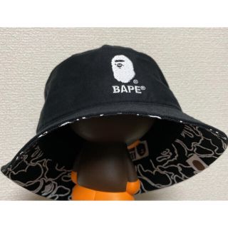 アベイシングエイプ(A BATHING APE)のBAPE バケットハット 黒(ハット)