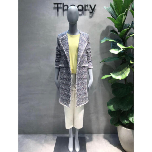 theory(セオリー)のTheory 17SS ツイードコート レディースのジャケット/アウター(ノーカラージャケット)の商品写真