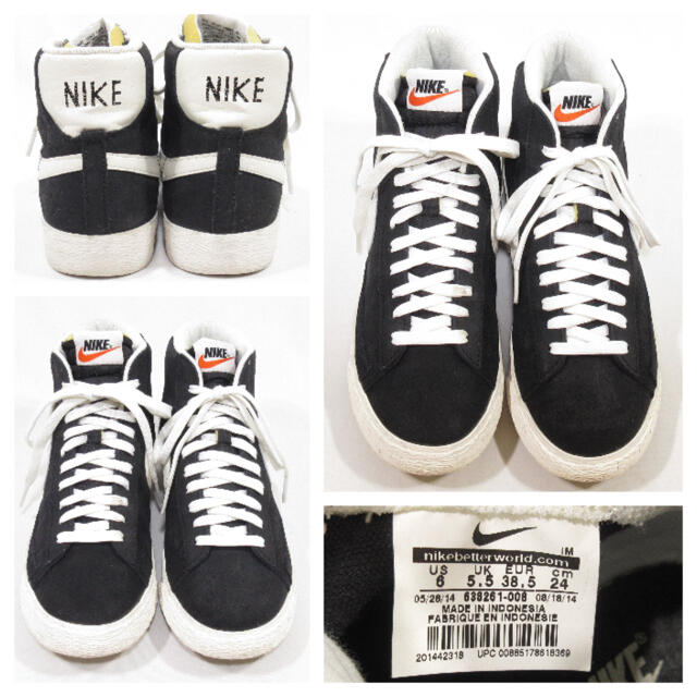 NIKE(ナイキ)の美品■NIKE BLAZER MID PRM VNTG ハイカットスニーカー24 レディースの靴/シューズ(スニーカー)の商品写真