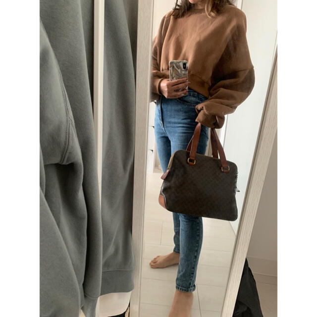 celine - 正規品 オールドセリーヌ マカダム柄 ハンドバッグ トート