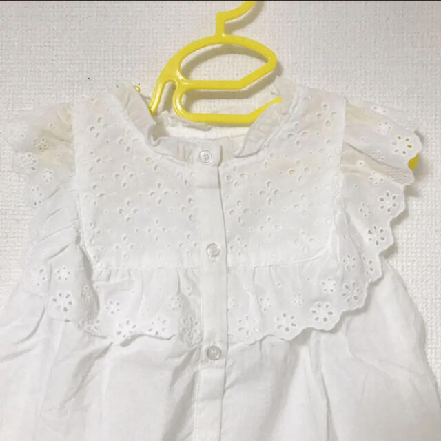 GLOBAL WORK(グローバルワーク)のトップス ブラウス　フリル キッズ/ベビー/マタニティのキッズ服女の子用(90cm~)(ブラウス)の商品写真