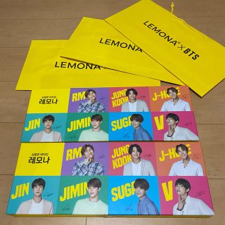 値下げ！！BTS レモナスペシャルドリンク7本セット　2箱　袋3袋(アイドルグッズ)