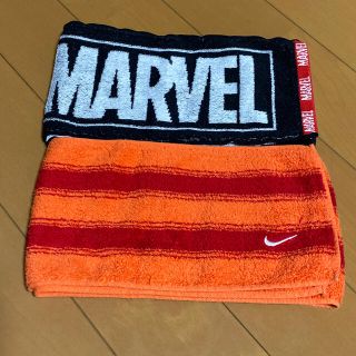 マーベル(MARVEL)のタオルマフラー　　　marvel   NIKE 2点セット(タオル/バス用品)