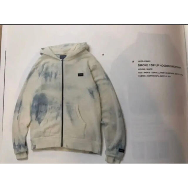 W)taps(ダブルタップス)のdescendant SMOKE ZIP UP パーカー TET着 西山徹 メンズのトップス(パーカー)の商品写真