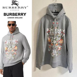 バーバリー(BURBERRY)の21SS【新品】BURBERRY バーバリー ロゴ スウェット パーカーM(パーカー)