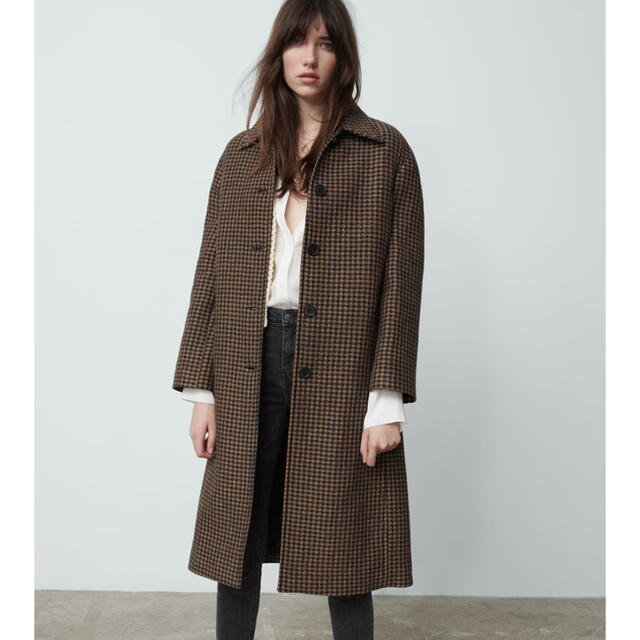 ZARA(ザラ)のザラ　コート レディースのジャケット/アウター(ロングコート)の商品写真