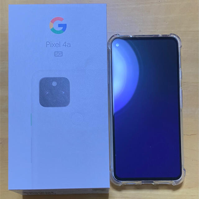 Google Pixel4a(5G) SIMフリー　フィルム,ケース付き