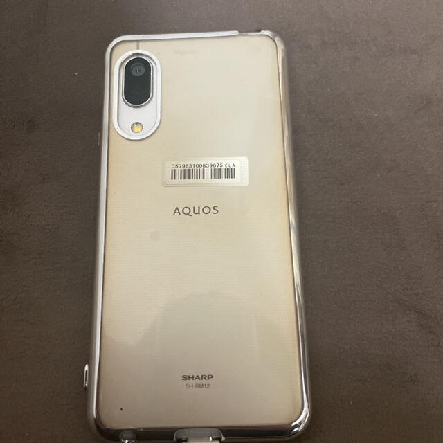 AQUOS(アクオス)のAQUOS sense3 lite シルバーホワイト 64 GB SIMフリー  スマホ/家電/カメラのスマートフォン/携帯電話(スマートフォン本体)の商品写真