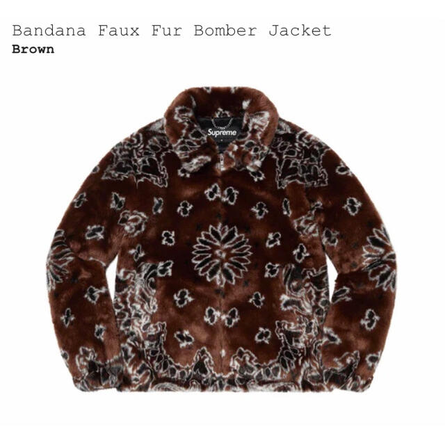 Supreme - Mサイズ Bandana Faux Fur Bomber Jacket