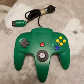 ニンテンドウ64(NINTENDO 64)の最終値下げ ニンテンドー64 コントローラー グリーン(家庭用ゲーム機本体)