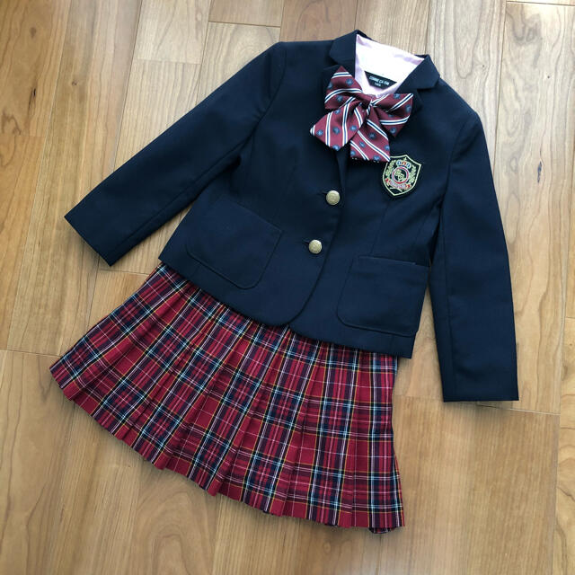 コムサイズム 女の子 スーツ 110 卒園 入学 フォーマル コムサ チェック