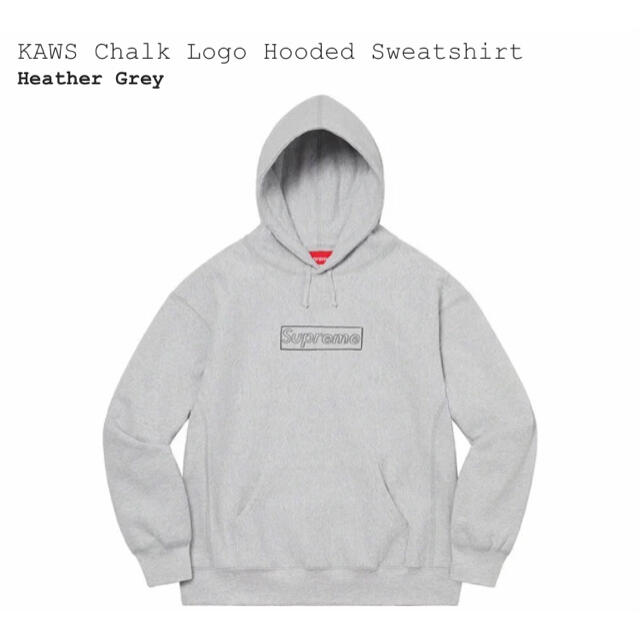 Lサイズ KAWS Chalk Logo Hooded Sweatshirtメンズ