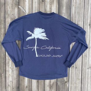 スタンダードカリフォルニア(STANDARD CALIFORNIA)の湘南スタイル☆LUSSO SURF パームツリー　ロンT スウェット　Mサイズ☆(Tシャツ/カットソー(七分/長袖))