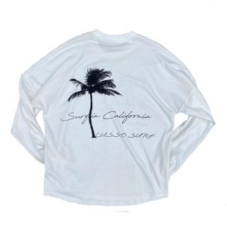 スタンダードカリフォルニア(STANDARD CALIFORNIA)の湘南サーフコーデ☆LUSSO SURF パームツリーロンT スウェット　Mサイズ(Tシャツ/カットソー(七分/長袖))