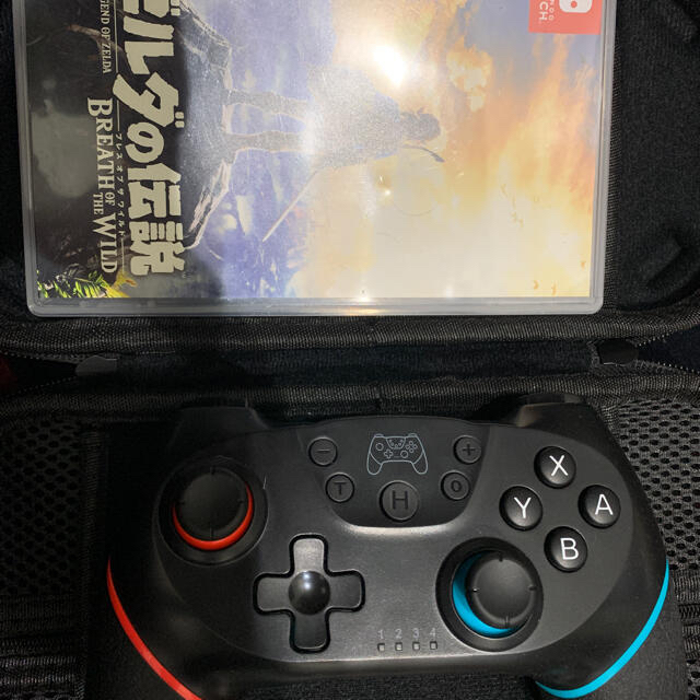 ニンテンドー スイッチ本体+ゼルダ+256GBsdカード+ケース+