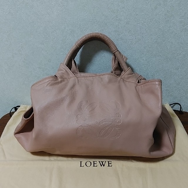 LOEWE　(ロエベ)　ハンドバッグ　ナッパアイレ　ピンク