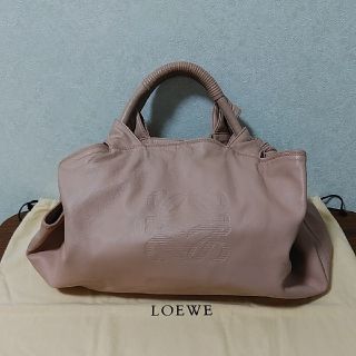 ロエベ(LOEWE)のLOEWE　(ロエベ)　ハンドバッグ　ナッパアイレ　ピンク(ハンドバッグ)