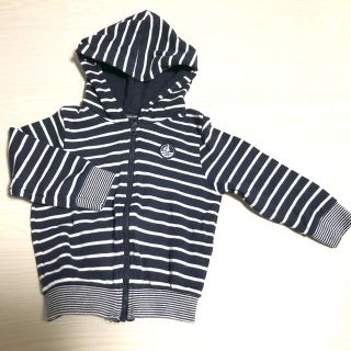 プチバトー(PETIT BATEAU)のプチバトー　マリニエール  18m　パーカー(トレーナー)