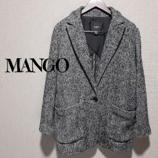 マンゴ(MANGO)のMANGO ビックシルエット ジャケット チェスターコート(チェスターコート)