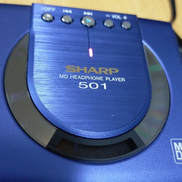 SHARP(シャープ)のシン様専用 (ジャンク品)  SHARP MDプレーヤー  MD-ST501-A スマホ/家電/カメラのオーディオ機器(ポータブルプレーヤー)の商品写真