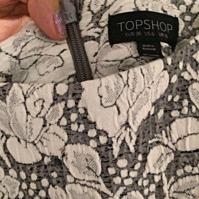 TOPSHOP(トップショップ)の刺繍のワンピース レディースのワンピース(ミニワンピース)の商品写真