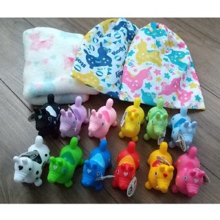 ロディ(Rody)の未使用あり　ロディ　フィギュア12体　タオル　袋　セット(キャラクターグッズ)