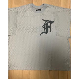 フィアオブゴッド(FEAR OF GOD)のFear of god  UNION MESH TEE グレー M(Tシャツ/カットソー(半袖/袖なし))