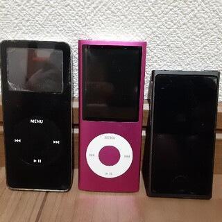 アップル(Apple)のジャンク　iPod　3点(ポータブルプレーヤー)