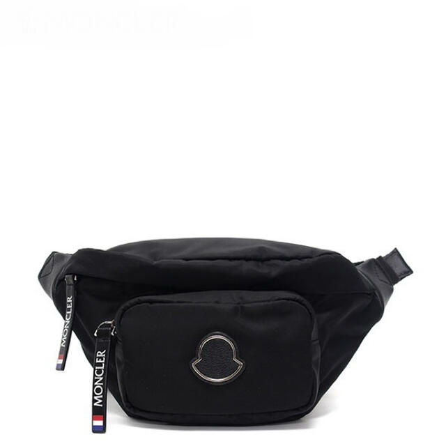 オイルペイント 新品 MONCLER モンクレール FELICE 黒 ベルトバッグ
