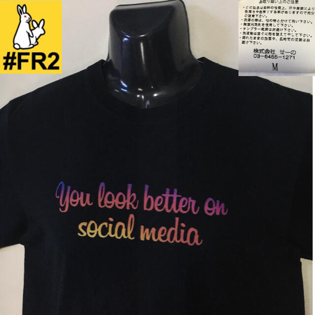 Mサイズ レア 限定完売品 #FR2 TシャツTee tシャツ ブラック