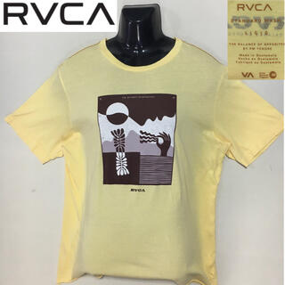ルーカ(RVCA)のRVCA ルーカ ロゴ Tシャツ イエロー Lサイズ(Tシャツ/カットソー(半袖/袖なし))