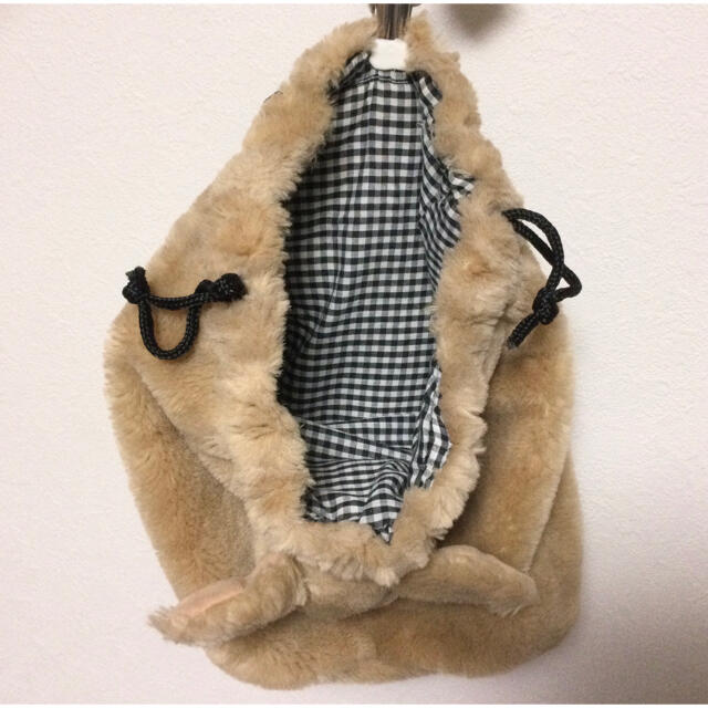 うさぎさんのぬいぐるみリュック レディースのバッグ(リュック/バックパック)の商品写真