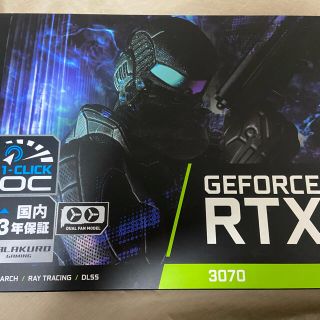 新品未使用　玄人志向  GG-RTX3070-E8GB/OC/DF2(PCパーツ)