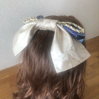 髪飾り 卒業式　はいからさんリボン　和装(ヘアアクセサリー)