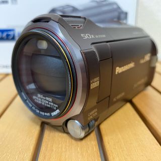 パナソニック(Panasonic)の【超美品】Panasonic HC-W850M ブラウン (ビデオカメラ)(ビデオカメラ)