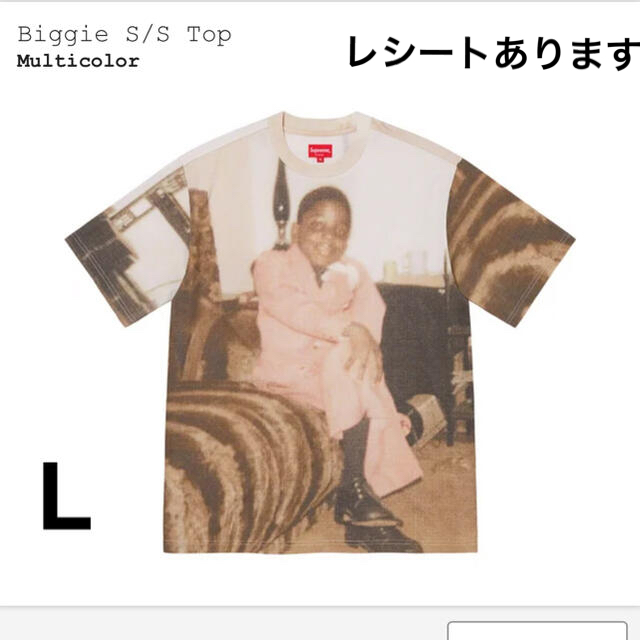 supreme biggies s/s top  Lサイズ