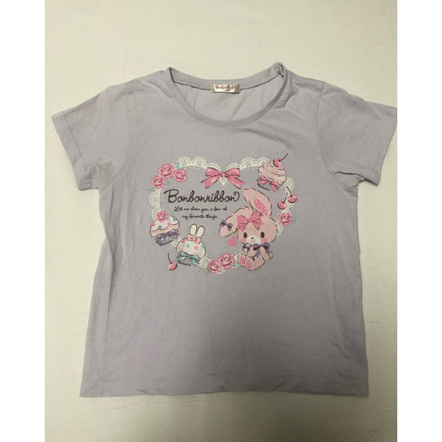 サンリオ(サンリオ)の女児Tシャツ2枚セット 130 すみっコぐらし ボンボンリボン キッズ/ベビー/マタニティのキッズ服女の子用(90cm~)(Tシャツ/カットソー)の商品写真